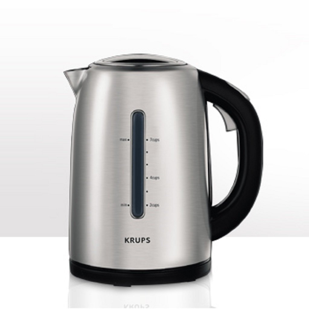 Krups FLF 3 Electric Kettle Stainless Steel & Black 1750 Watts