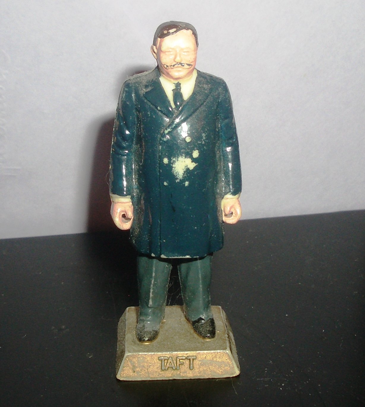 William H. Taft 27th President 1950's Marx Toys Miniature Statue