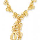 14kt Gold 17in Necklace Geometric Shape