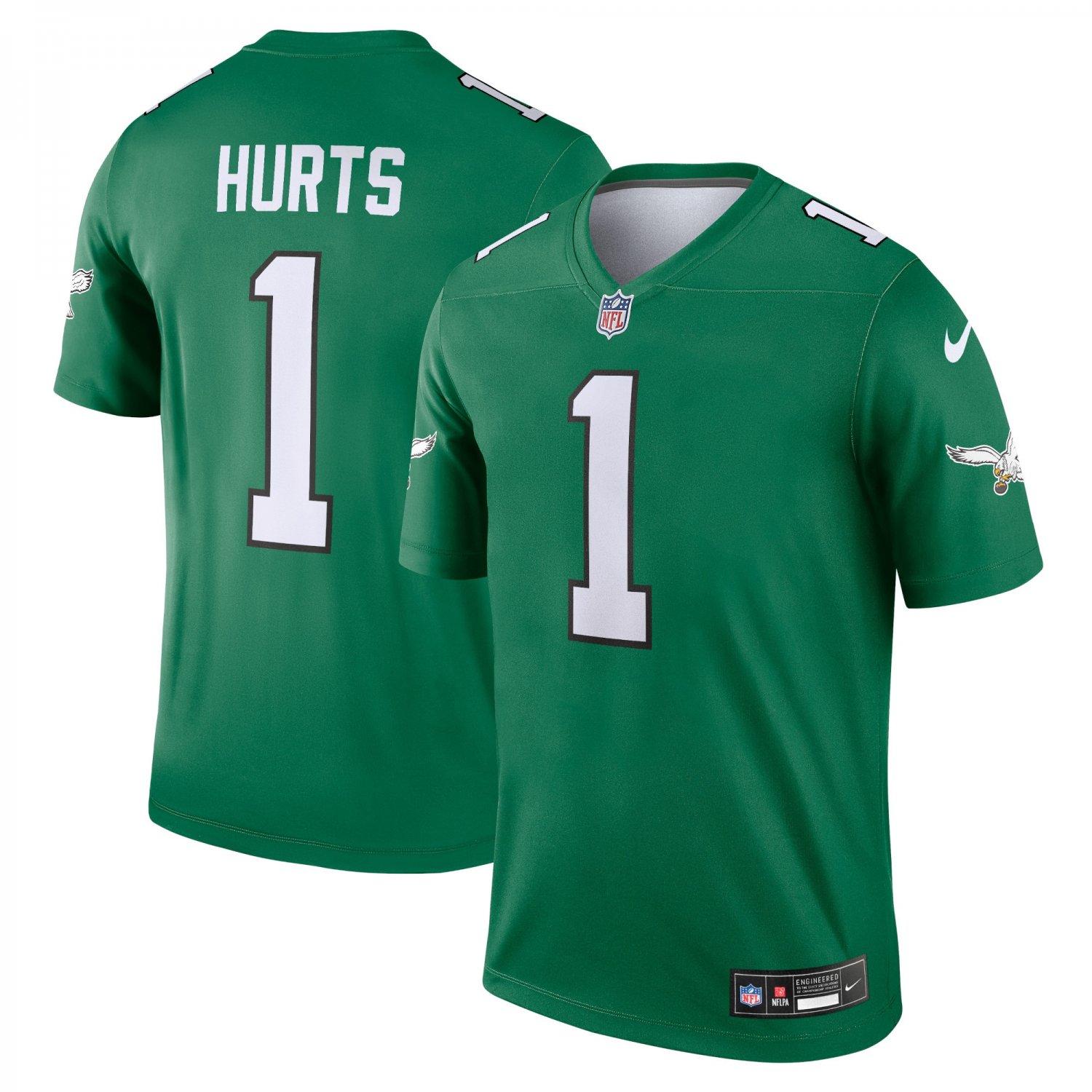 Jalen Hurts Philadelphia EaglesAlternate Legend Player Jersey - Kelly Green