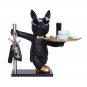 French Bulldog Figurine with Storage - Resin Sculpture Dog Statue with Tray for Coins, Keys