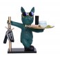 French Bulldog Figurine with Storage - Resin Sculpture Dog Statue with Tray for Coins, Keys