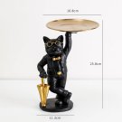 French Bulldog Sculpture: Decorative Dog Statue with Tray – Functional and Stylish Home Decor