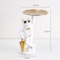 French Bulldog Sculpture: Decorative Dog Statue with Tray &acirc;�� Functional and Stylish Home Decor