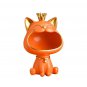 Lucky Cat Resin Statue - Cute Maneki Neko Figurine for Home Decor and Good Fortune