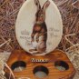 Vintage Style Easter Egg Display Holder - Rustic Farmhouse Decor for Spring Holidays