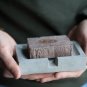 Rustic Stone Soap Holder - Natural Concrete Bathroom Accessory