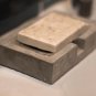Rustic Stone Soap Holder - Natural Concrete Bathroom Accessory