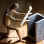 Concrete Toothbrush Stand - Modern Minimalist Bathroom Organizer