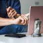 Premium Concrete Moai Phone Stand: Stylish & Sturdy Smartphone Holder