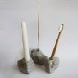 Versatile Concrete Fist: Premium Incense Stand and Candle Holder