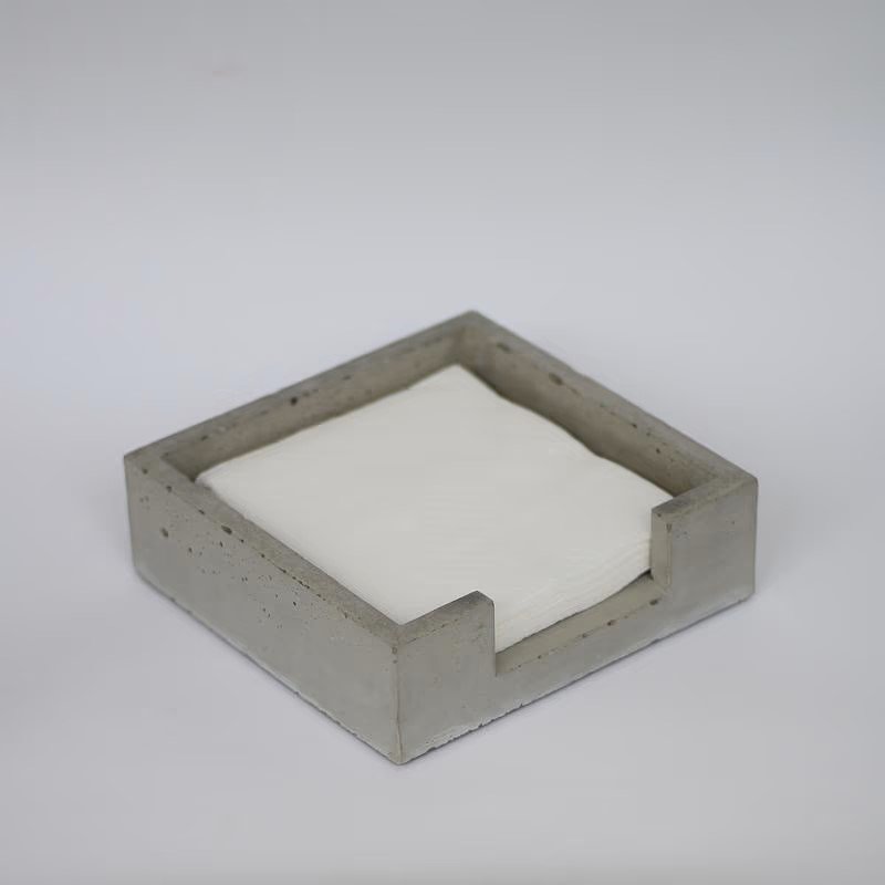 Rustic Stone Napkin Holder