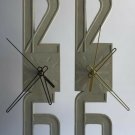 Modern Concrete Wall Clock - Unique Handmade Accent Decor
