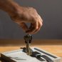 Premium Concrete Tray Stand: Elegant Display Solutions for Home and Office