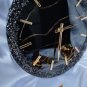 Modern Epoxy Resin Wall Clock - Unique Handmade Clock with Colorful Flowing Design