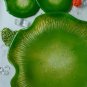 Lively Lime Epoxy Resin Fruit Bowl and Stand Ensemble - Vibrant Home Decor and Storage Solution