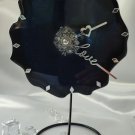 Artisan Epoxy Clock - Unique Handcrafted Resin Table Timepiece