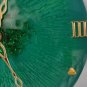Elegant Artisan Epoxy Table Clock: Handcrafted Home Decor Timepiece