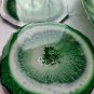 Exquisite Malachite Epoxy Tableware Set: A Fusion of Nature and Elegance