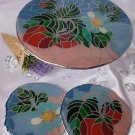 Exquisite Stained Glass Epoxy Resin Dinnerware Set: Elevate Your Dining Experience