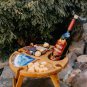 Artisan Crafted Wooden & Resin Wine Table - Unique Handmade Wine Rack