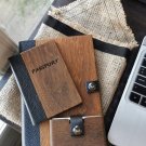 Travelers Gift Set - Leather Notepad, Passport Holder & Card Case