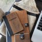 Travelers Gift Set - Leather Notepad, Passport Holder & Card Case
