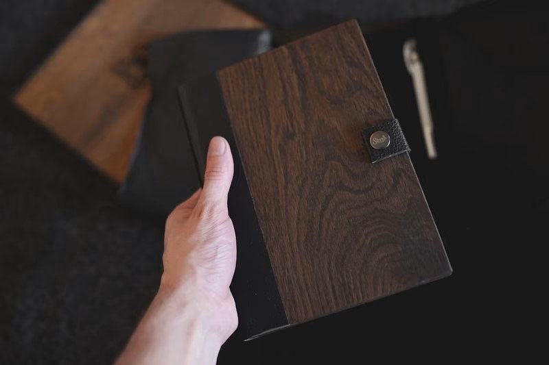Premium Total Black Oak Notebooks: Sleek and Stylish Writing Essentials