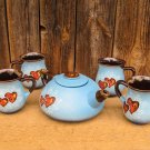 Charming Heart-Decor Tea Set: Elevate Your Tea Time