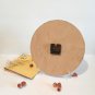 Artisan Dot-Painted Wall/Desk Clock &acirc;�� Timeless Elegance for Your Home