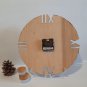 Artisan Dot-Painted Wall/Desk Clock &acirc;�� Timeless Elegance for Your Home