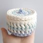 CozyCrafts Hand-Knit Basket: Perfect Storage Solution for Home Decor