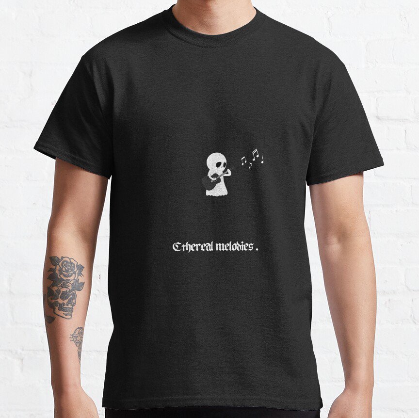 Ghost Playing Some Hauntingly Beautiful Music Classic T-Shirt Sweatshirt Hoodie For Men Women