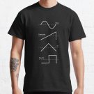 Synthesizer Nerd Audio Waveforms Classic T-Shirt Sweatshirt Hoodie For Men Women