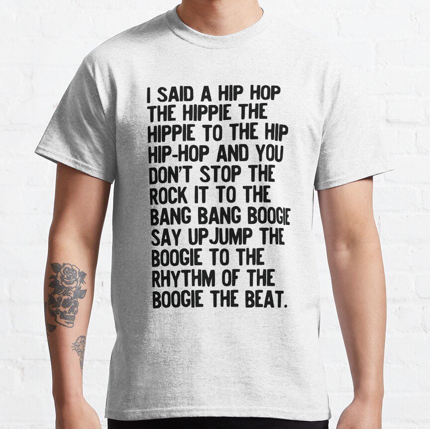 Rappers Delight - Sugar Hill Gang Lyric Art Music - Hip Hop Music ...