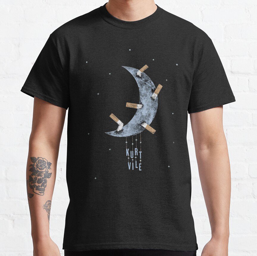 Kurt Vile Moon Classic T-Shirt Sweatshirt Hoodie For Men Women