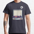 Blue Vinyl Record Player Classic T-Shirt Sweatshirt Hoodie For Men Women