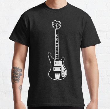 GUITAR SILHOUETTES - RICKENBACKER BASS | Magnet