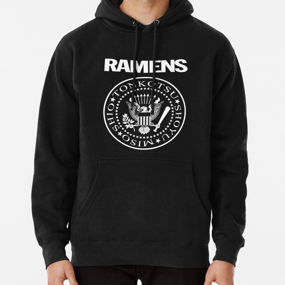 Ramen Noodles Punk Hipster Classic Hoodie Sweatshirt Longsleeve T-Shirt