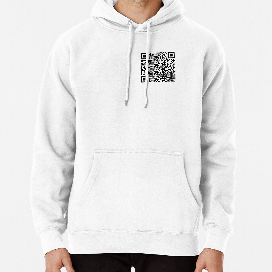 Rick Roll Qr Code Classic Hoodie Sweatshirt Longsleeve T-Shirt