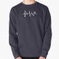 Heartbeat, Music, Treble Clef, Music Notes, Sound Wave, Pulse Classic Hoodie Sweatshirt Longsleeve T