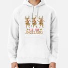 Funny Christmas Reindeer All The Jingle Ladies Classic Hoodie Sweatshirt Longsleeve T-Shirt