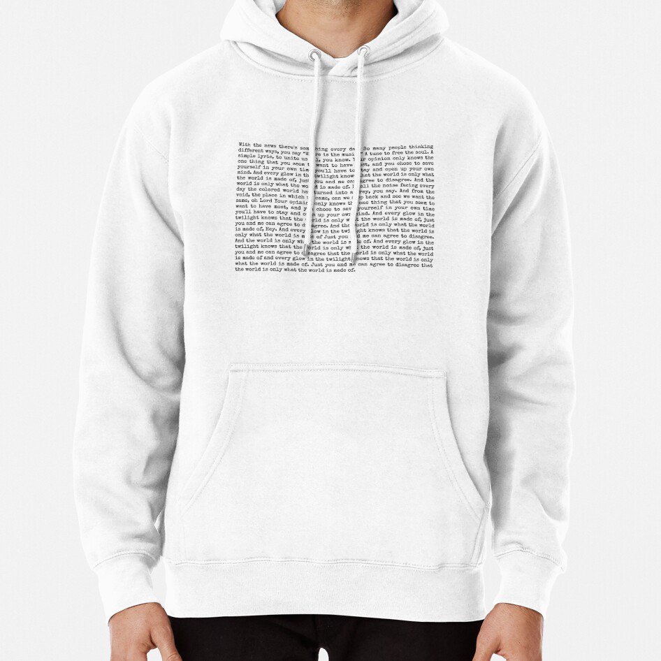 Full Anthem Lyrics Greta Van Fleet Classic Hoodie Sweatshirt Longsleeve T-Shirt