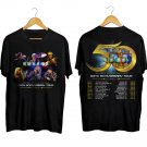 Kansas Music Band Shirt, 50Th Anniversary Tour 2024 Shirt World Music Tour 2024 Shirt (Double Sided)