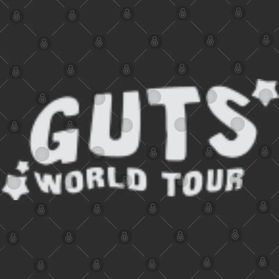 Olivias Rodrigo Guts World Tour 2024 Concert T-Shirt, All American B ...