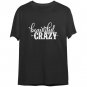 2 Sides Beautiful Crazy Lukee Comb T-Shirt (Double Sided)