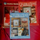 Vintage Holiday Cross Stitch Tatting Pattern Books Holiday 90's Lot (3)