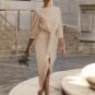 Dress Satin Drop Evening Dress Solid Color Lace Bridesmaid Dress
