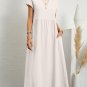 Dress Casual Short Sleeve Cotton and Linen Harajuku Oversized Long Dress Women Summer Y2K Maxi
