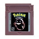 Creepy Black GBC Game Cartridge 16 Bit Video Game Console Card Pokemon Series